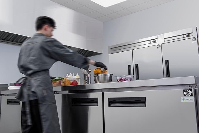 Commercial Undercounter Freezer, ETL Stainless Steel 36" W 8 cu.ft.. -8°F to 0°F 0976