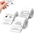 NIIMBOT Labels 3 Rolls Set for B1/B21/B31 Sticker Printer, 50x30mm (1.97'' x 1.18'') 230 Labels/Roll, Refill Labeling Tape for Home School Office Small Business (White)