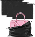 3 Pack Purse Dust Bags for Storage, Silk Dust Bags for Handbags, Dust Covers With Drawstring for Purse Shoes Boots