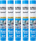 Dymoll 14.17" Lint Roller Refills, Extreme Sticky Large Surface Lint Roller for Cleaning Pet Hair, Wall, Dust, Carpets, Floor, Clothing, Car, 4 Rollers Total 360 Sheets