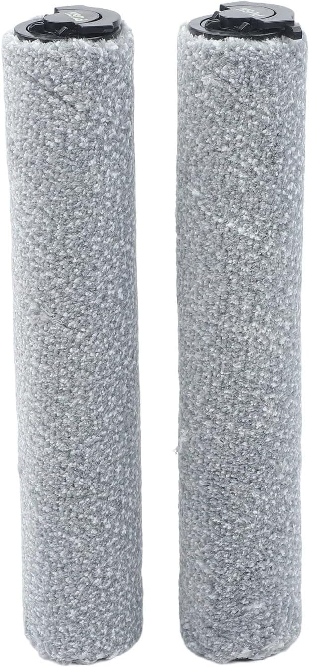 Roller Brush Main Brush Replacement Compatible with for MOVA Z60 Ultra Roller Robot Vacuum Cleaner for Efficient Cleaning on Multiple Surfaces with Sturdy Plastic Fiber Construction(1 Pair)