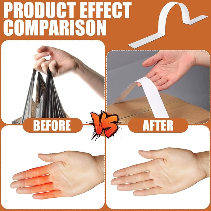 120pcs Adhesive Carry Handle, Stick on Carrying Handle Box Handles Straps Box Straps for Carrying Moving Lifting Boxes, up to 25 Pounds Carry Load