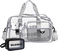 Small Gym Bag for Women, Travel Duffle Bag Carry On Weekender Bag with Shoe Compartment