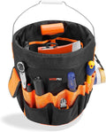Bucket Tool Organizer, Bucket Organizer with 30 Pocket, Tool Organizer for 5 Gallon Bucket, Storage Bag for Bucket(Bucket not Included)