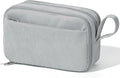 BuyCard Grey Corduroy Pencil Case, Large Capacity Zipper Pouch, Gray, Casual Style, Supplies Organizer for Teen Girls and Boys