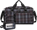 Small Gym Bag for Women, Travel Duffle Bag Carry On Weekender Bag with Shoe Compartment