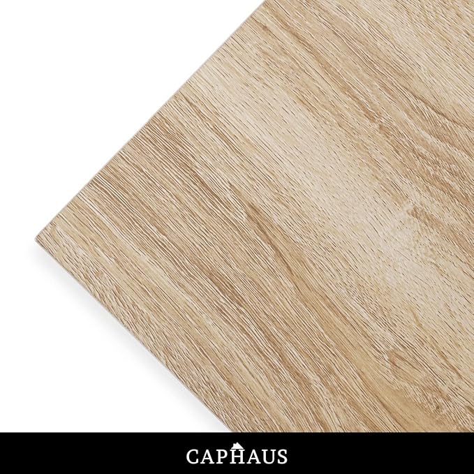 CAPHAUS 47' Natural Oak Lift Top Coffee Table with Storage, 110 lbs Capacity, 11 lbs Lifted
