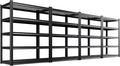 Set of 4 71"H Garage Shelving-3000LBS 5 Tier Storage Shelves,Adjustable Heavy Duty Metal Shelving Unit and Storage Large Wire Rack,Utility Steel Shelf For Shop Warehouse Industrial Pantry 71"x35"x16"