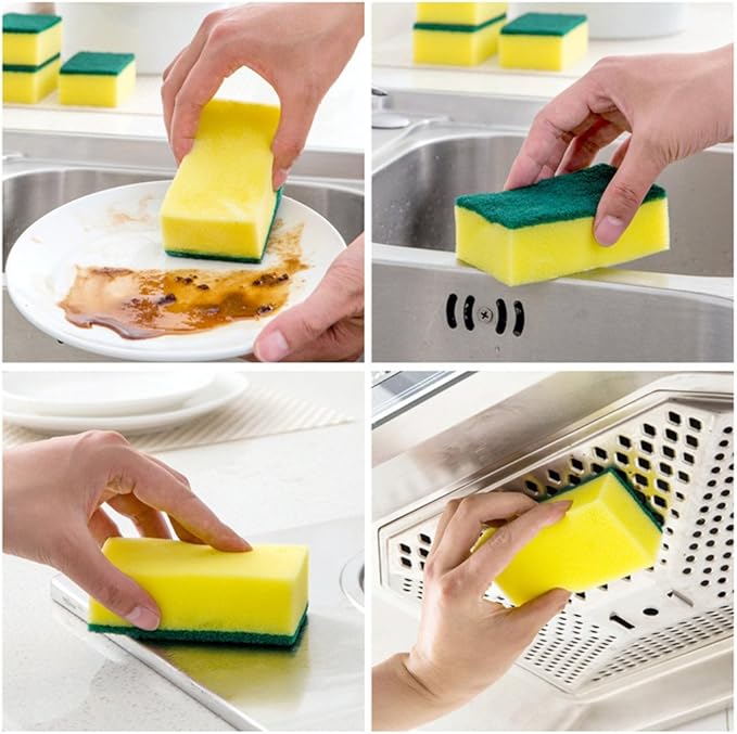 Best Kitchen Cleaner Brush Heavy Duty Scrub Sponge