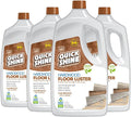 Quick Shine Hardwood Floor Luster 64 oz-4 Pk, Natural Looking Shine | Plant Derived Carnauba Polish, Renew & Protect, Streak & Haze Free, Non-slip, pH Neutral, No PFAS, EPA Safer Choice