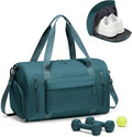 Gym Bag for Women,Travel Duffel Bag with Shoes Compartment Personal Item Carry On Overnight Bag for Mens Weekender Bag Training Handbag Sports Gym Tote Bag Yoga Bag Peacock Blue