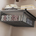 Cabinet Organizing Bin Under Shelf Storage Basket Hanging Pullout Drawer Multifunction Bedroom Clothing Pull Out Basket Rust Closet Storage