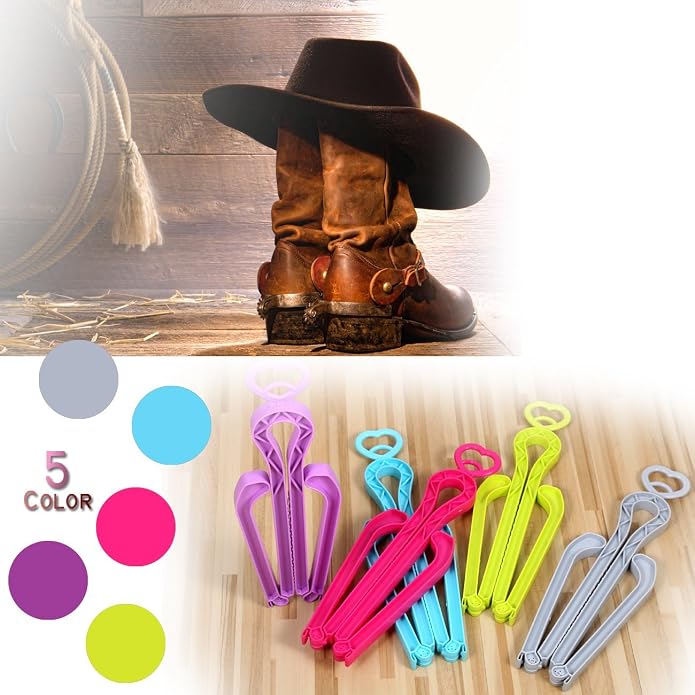 ONEDONE Folding Boot Stands Adjustable Boot Clips for Tall Knee High Shoes