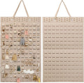Resovo Hanging Earrings Organizer, Earring Holder & 20 Hooks, Holds Up To 300 Pairs, Compact Design, Soft Material, Earring Hanger Earring Display Hanging Organizer for Women Girls -1 Pack