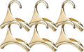 Bag-a-Vie Purse Hanger for Closet - Handbag Organizer Hooks for Hanging Bags & Purses, Protecting Bag Shape & Organizing Space (6 Hanger, Gold Metal)