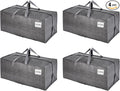 VENO 4 Pack Heavy Duty Moving Bags with Backpack Straps, Zippers & Handles, Extra Large Packing Bags for College Dorm Essentials, Moving Supplies Alternative to Cardboard Moving Boxes