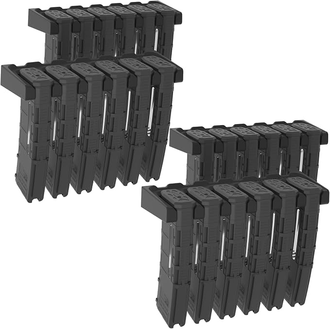 Aoanoko PMAG Rack Wall Mount,Mag Holder|AR Magazine Hodler|Wall Mount Display Mag Storage,Home Magazine Storage Rack,Mag Rack for Gun Safe,Locker,Cabinet,Wall
