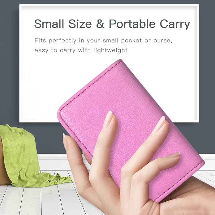 Padike Business Name Card Holder Luxury PU Leather,Business Name Card Holder Wallet Credit card ID Case/Holder For Men & Women - Keep Your Business Cards Clean