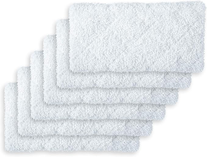 LIGHT 'N' EASY Steam Mop Pads Replacement Reusable Original for S3101/7618ANB/7618ANW/S1/S4/S5/S12（6pcs）