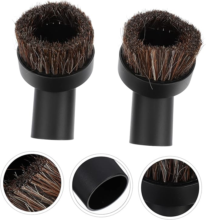 Zerodeko 6pcs Easy Attach Detach Vacuum Brush Nozzle for Hardwood Tile Upholstery Cleaning