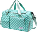 Small Gym Bag for Women, Travel Duffle Bag Carry On Weekender Bag with Shoe Compartment