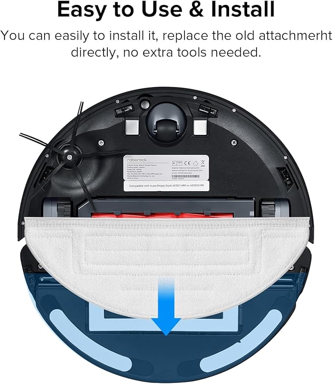 Roborock Mop Cloth for S8+ & S8 & S7 MaxV Robot Vacuum (2 Pcs)
