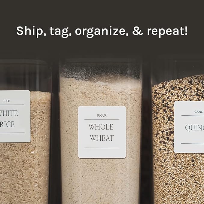 Premium Label Supply White Sticker FBA Labels – 4" x 3.33" – Laser/Inkjet Compatible – (6 per Sheet), 100 Sheets - 600 Total Adhesive Labels