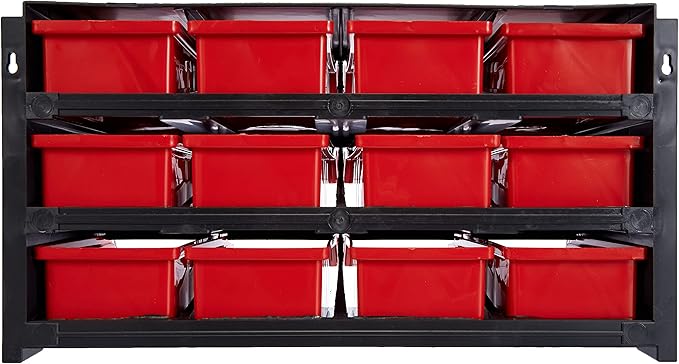 Tayg - Plastic Stacking Shelf with 12 Drawers