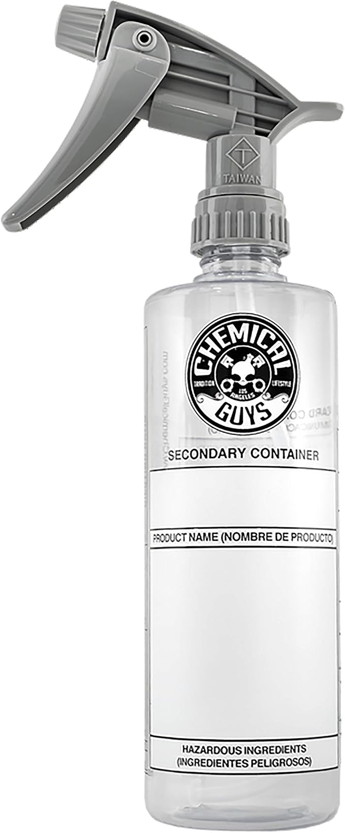 Chemical Guys, Chemical Resistant Heavy Duty Bottle & Sprayer, White, 32 oz