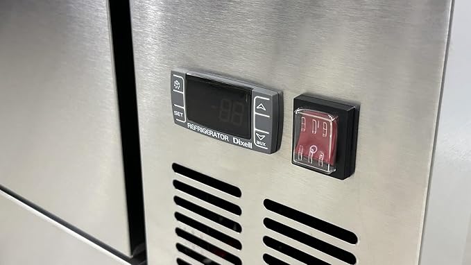 Commercial Chef Base Refrigerator, ETL Fridge Cooler, 36" W 2 Drawer
