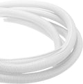 DMiotech 20ft Wire Loom Split Tubing 1 1/4 Inch(31.8mm) ID, Cord Protectors from Pet Flexible Conduit Cable Management for Office Home Garden, White