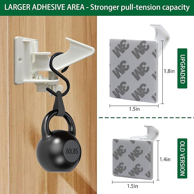 Vmaisi 12 Pack Cabinet Locks Child Safety Latches - Easy Install No-Drill | Baby Proofing with Strong Adhesive hold, Easy Installation with Cradle, Protects curious toddlers