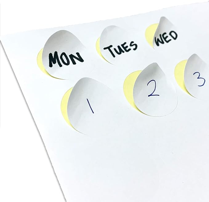 1 inch Round Labels Printable Circle Stickers - 8.5" x 11", 200 Sheets | Laser/Inkjet Printing, comes with Print Templates