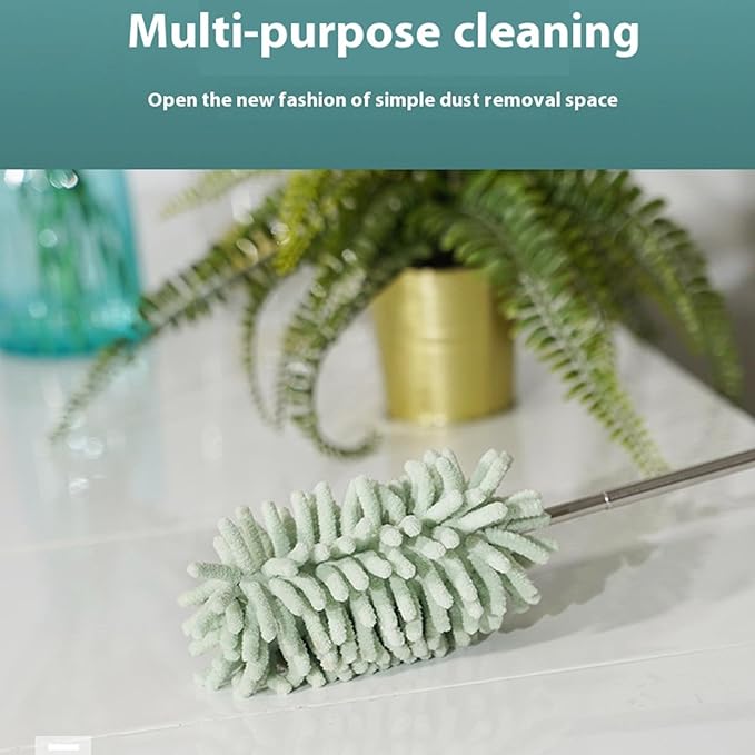Microfiber Duster - Extendable Feather Duster | Extendable Duster | Feather Dusters for Cleaning | Microfibre Duster Brush | Long Duster Microfibre Duster with Handle for Car, Window, Furniture