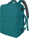 Taygeer Laptop Backpack, Carry On Backpack with 17.3inch Laptop Compartment | Airline Approved TSA Friendly Backpacks for Nursing Doctor Business Travel, Travel Daypack for Work Essentials, Peacock Blue