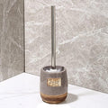 Toilet Bowl Brush and Holder Toilet Brushes with 304 Stainless Steel Handle for Bathroom Toilet Cleaner Brush, No Dead Angle Home Cleaning Utensils Bathroom Accessories (Color : A) (C)