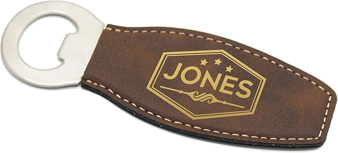 The Wedding Party Store Custom Engraved and Personalized Beer Bottle Opener for Groomsmen Housewarming