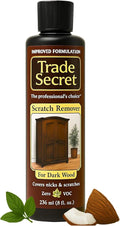 Trade Secret Scratch Concealer for Real Wood Furniture & Floors – Restores Dark Wood Scratch, Covers Nicks, Scuffs & Dogs, Cats Scratches, Marks, Minor Defects