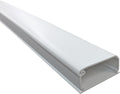 Electriduct Extra Large Latching Cable Raceway - 2" x 1" Channel (2100 Series) - 58 Inch - 3 Sticks - 14.5 Feet Total Length - White