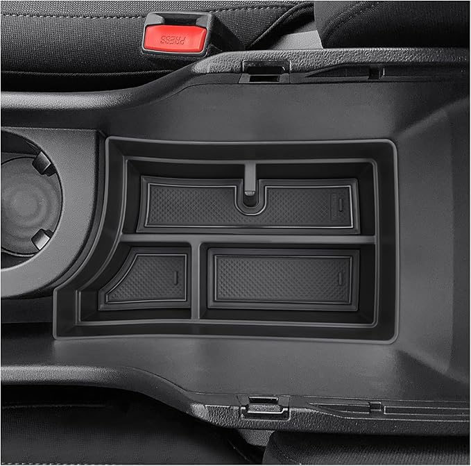 SXCY for 2024 2025 2026 Hyundai Kona Center Console Organizer for 24 25 Hyundai Kona Accessories Armrest Storage for 2024 Kona Console Organizer [Only Fit 24+ Kona Gas SE SEL with Manual Shift Handle]