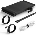 Lamicall 60PCS Reusable Cable Ties, Upgraded Tapered Tail for Effortless Threading, 6-Inch Durable Nylon Hook and Loop Cord Organizer Straps, Adjustable Cable Management for Desk, PC, Home & Office