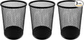HSYMQ Desk Pencil Pen Holder, Wire Mesh Pen Cup Holder for Desk Organizer and Office Desk Accessories (3 Pack)