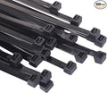 Zip Ties 14 Inch Black Cable Ties Wraps 100 Pcs with 60 Pounds tensile | Long plastic ties wraps 100 pcs/Pack