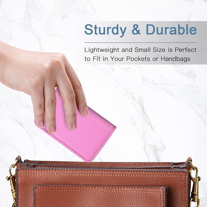 Padike Business Name Card Holder Luxury PU Leather,Business Name Card Holder Wallet Credit card ID Case/Holder For Men & Women - Keep Your Business Cards Clean