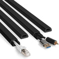 66in Cord Covers for Wires on Wall, Black Wall Cord Hider Hide Cords | Wire Covers for Cords Kit, TV Cable Hider Wall Kit, Easy to Install Cord Cover, Cable Management Wall 4XL16.5inW0.86inH0.43in