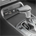SXCY for 2024 2025 2026 Hyundai Kona Front Console Organizer for 2024-2026 Hyundai Kona Accessories Console Storage 2026 Kona Console Organizer [Only Fit 24+ Kona Gas SE SEL with Manual Shift Handle]