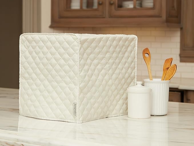 Covermates Keepsakes - Rectangular Appliance Cover - Dust Protection - Stain Resistant - Washable - Appliance Cover, Cream