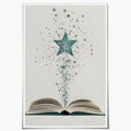 Magical Book Bookish Star Art Aesthetic Poster Canvas Wall Art Decoration Living Room Home Decor Bedroom Decoration Poster Unframed24x36inch