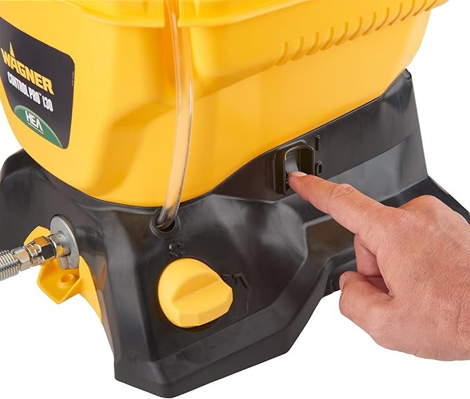 Wagner Spraytech 2435698 Control Pro 130 Paint Sprayer with T2 Gun, High Efficiency Airless Sprayer with Low Overspray, Yellow
