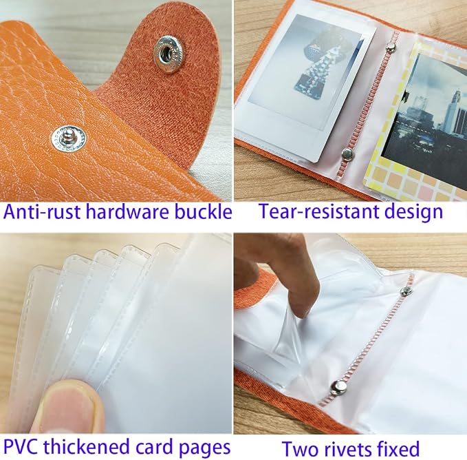 Gikfun 24 Slots Credit Card Holder – Soft ID Case with Clear Windows, Small Card Organizer Wallet for Gift Cards,Business Cards, and Travel Essentials (Pack of 5, Assorted Colors) EK8430